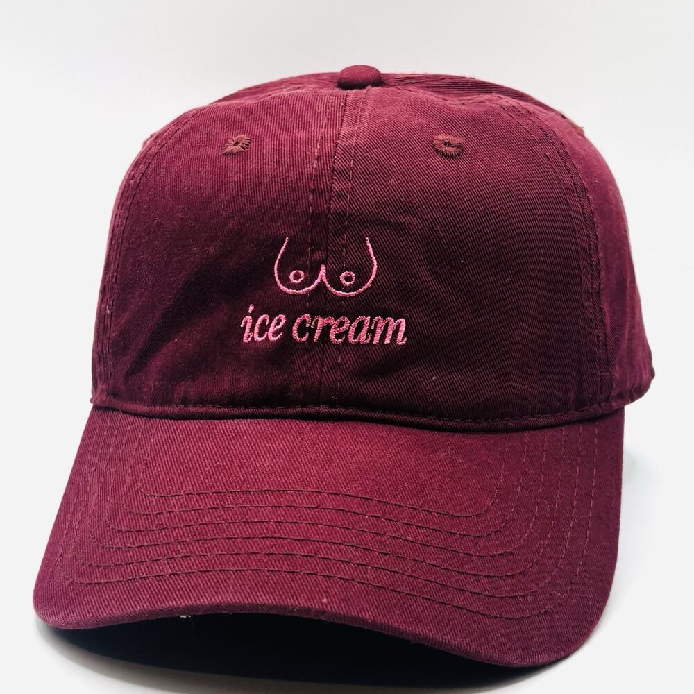 Frida Nip Hat Cap Strapback I’ve Cream Cartoon Boobs